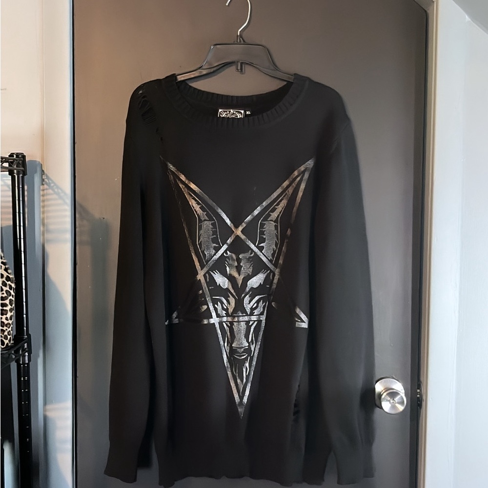 KillStar  distressed sweater